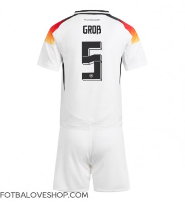 Německo Pascal Gross #5 Dětské Domácí Dres ME 2024 Krátký Rukáv (+ trenýrky)